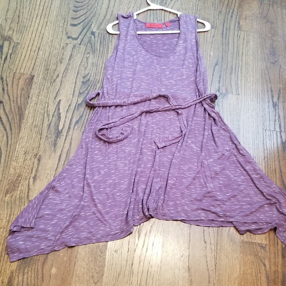 Belle Gray by Lisa Rinna Purple Dress Sz L… - Picture 7 of 8